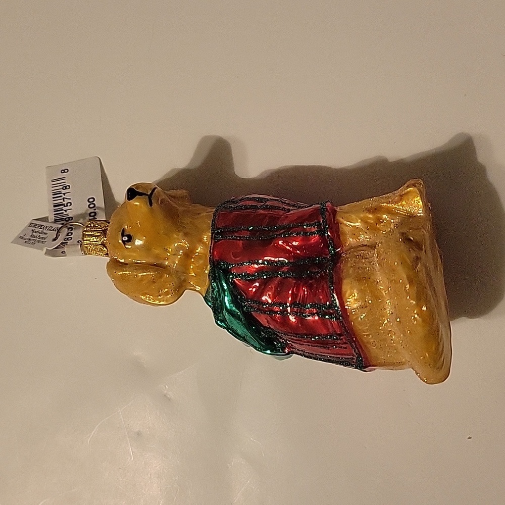 Bloomingdale's Labrador Ornament Mouth-Blown Hand-painted European Glass